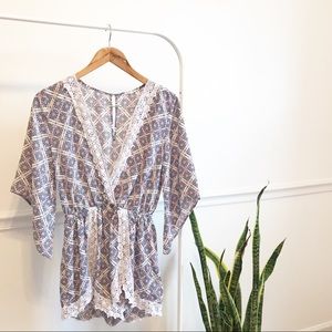 🚌 ILLA ILLA  | women’s printed colorful romper S